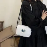 White Butterfly Crossbody Bag for Women | Stylish Mini Shoulder Purse