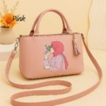 Altutan™ Luxury Pink Women Handbag | Elegant Printed Designer Shoulder & Crossbody Bag