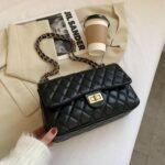 Luxury Black Quilted Handbag for Women | Premium Chain Shoulder & Crossbody Bag