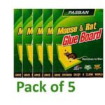 Mouse Glue Trap - Mouse Glue Board - Rat Killer Trap - Rat Killer Glue Book - Rat Killer Glue Mat Mouse Book (Pack Of 5 )