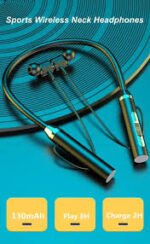 Wireless Neckband Earphones with Deep Bass & LED Case | Bluetooth Sports Neckband Headset – Altutan - Image 4