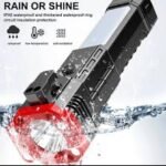 Rechargeable Waterproof LED Torch Light | High Power Emergency Flashlight