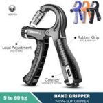 Adjustable Hand Gripper 5–60kg Resistance | Forearm Strength Trainer for Gym & Home – Altutan