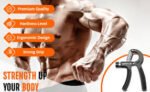 Adjustable Hand Gripper 5–60kg Resistance | Forearm Strength Trainer for Gym & Home – Altutan - Image 4