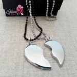 Heart Shape Couple Necklace Set | Magnetic Broken Heart Pendant for Lovers – Altutan