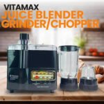 Vitamax Juice Blender Grinder Chopper Price in Pakistan – 3 in 1 Kitchen Machine for Home Use