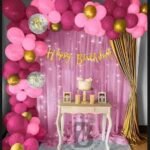 Birthday Balloon Decoration Set Price in Pakistan | Happy Birthday Backdrop & Balloons - Image 6