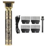 Professional Golden Hair Trimmer for Men Rechargeable Beard & Hair Clipper | Altutan - Image 7