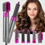 BIYALI 5 in 1 Hot Air Brush Styler 100W – Hair Dryer & Rotating Styling Brush | Altutan - Image 6