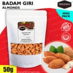 Badam Giri 50 Gram Price in Pakistan | Premium Almonds Mini Pack Healthy Dry Fruit