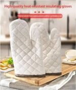 Extra Long Heat Resistant Oven Mitts – Heavy Duty BBQ & Cooking Gloves | Altutan - Image 3