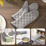 Extra Long Heat Resistant Oven Mitts – Heavy Duty BBQ & Cooking Gloves | Altutan - Image 5