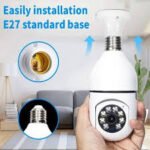 360° Panoramic Wireless Bulb Security Camera HD 1080P WiFi Smart CCTV Camera – Altutan - Image 3