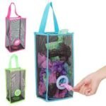 Plastic Shopping Bag Holder – Wall Mounted Garbage Bag Holder & Kitchen Hanging Storage Basket Organizer - Image 5
