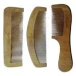 Pack of 3 Wooden Hair Combs Wide Teeth Anti Static – Natural Handmade Comb Set | Altutan - Image 4