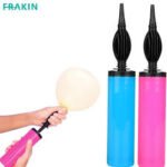Balloon Pump Hand Held Plastic Inflator – Hand Push Air Pump for Party & Birthday Balloons (Random Color) - Image 2