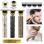 Vintage T9 Trimmer for Men USB Rechargeable – Metal Body Beard & Hair Clipper | Altutan - Image 4