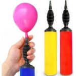 Balloon Pump Hand Held Plastic Inflator – Hand Push Air Pump for Party & Birthday Balloons (Random Color) - Image 5