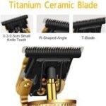 Vintage T9 Trimmer for Men USB Rechargeable – Metal Body Beard & Hair Clipper | Altutan - Image 7