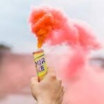 Color Smoke Bomb Stick Dispenser Hand Held – Assorted Color Smoke for Party, Wedding, Mehndi & Photoshoot Decoration