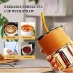 Tumbler Mug with Lid and Glass Straw – Travel Coffee & Juice Mug | Altutan - Image 5