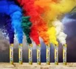 5 Colorful Multi Smoke Flares for Birthday & Anniversary Celebration – Assorted Party Smoke Effects - Image 7