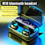 M10 Airbuds Wireless Bluetooth Earphones with Charging Case – True Wireless Stereo