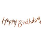 Happy Birthday Bunting Banners Black, Golden, Silver, Rose Gold & Dark Blue – Premium Birthday Decoration Supplies - Image 5