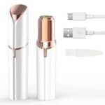 2 in 1 Eyebrow Trimmer for Women USB Rechargeable – Facial Hair Remover with Ring Light | Altutan - Image 3