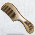 Wooden Hair Comb with Handle 100% Organic – Natural Peach Wood Brush | Altutan - Image 6