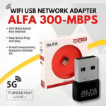 ALFA 300 Mbps WiFi USB Network Adapter – High Speed Wireless Dongle | Altutan