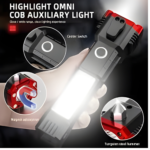 Buy LED Rechargeable Hammer Torch in Pakistan – Emergency Safety Flashlight | Altutan