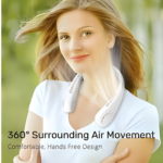Portable Neck Fan Bladeless 360 Cooling Hands Free Rechargeable Fan