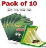 Pack Of 10 Pasban Expert Rat Killer Mouse Catcher Glue Board Catch Trap Glue Book Mat Pad Mouse Catcher Glue Sticky Mouse Pad Traps Mouse Catcher Mice Professional Strength Glue and Foldable Cardboard ( Pack Of 10 / 5 / 4 / 3 / 2 / Book - Image 2