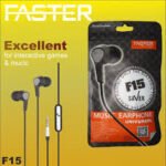FASTER F15 Universal Music Earphone - High Quality Handfree for Calling - Handsfree With Built-in Mic - Image 4