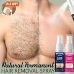 Vivid Visage Premium Hair Removal Spray for Men, Painless Natural Ingredient Formula, Long-Lasting & Waterproof, Single Pack - Image 2