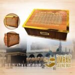 Wooden Islamic Umrah Saving Box 280 Days Money Saving Challenge Box - Image 5