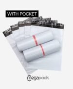 Courier Flyer Bag 10x12 Inches 50 Pcs with Pocket Waterproof Shipping Bags - Image 2