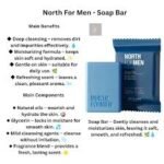 Men Cleansing Soap Bar North For Men Fresh & Oil Control Soap ( Oriflame Soap) - Image 5