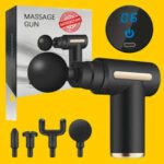 Buy Portable Deep Tissue Massage Gun with 4 Massage Heads Online in Pakistan | Altutan - Image 4