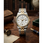 Luxury Two Tone Date Style Men's Watch – Stainless Steel Gold Silver Wrist Watch | Premium Fashion Watch | Altutan