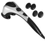Electric Infrared Body Massager with Interchangeable Massage Heads | Handheld Muscle Relaxation Massager| Double Head Heating Massager | Altutan Pakistan - Image 2