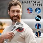 Electric Infrared Body Massager with Interchangeable Massage Heads | Handheld Muscle Relaxation Massager| Double Head Heating Massager | Altutan Pakistan - Image 4