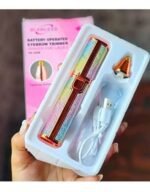 2 in 1 Eyebrow Trimmer & Facial Hair Remover for Women | USB Rechargeable Beauty Shaver | Altutan Pakistan - Image 3